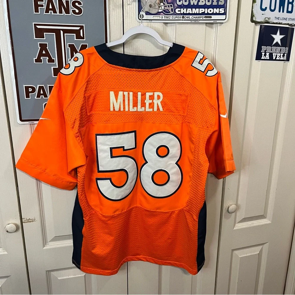 Nike Orange and Navy Men's Jersey - Picture 4 of 7